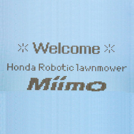 Gros plan sur l'écran de la Honda Miimo.
