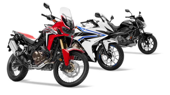 moto honda fr motorcycles range