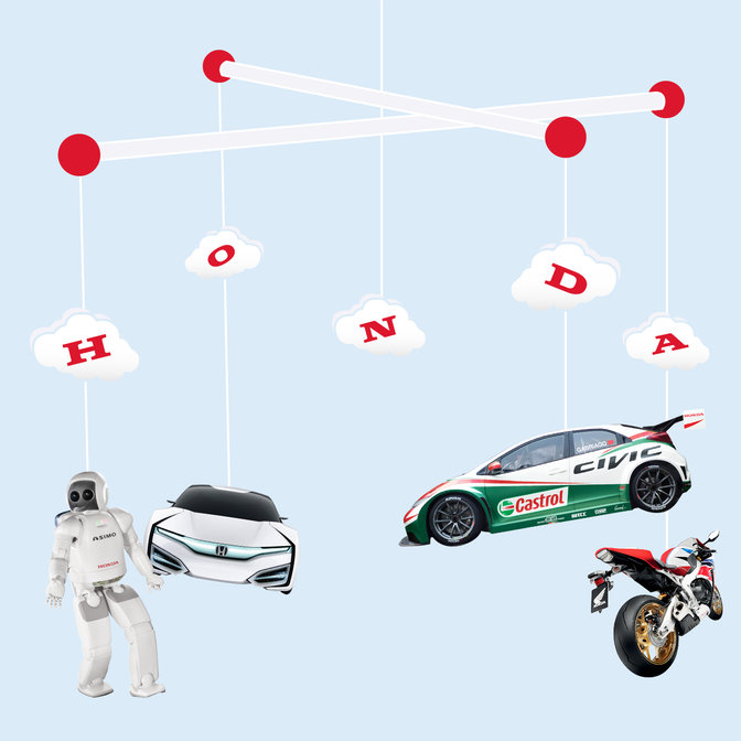 Gamme de produits Honda.