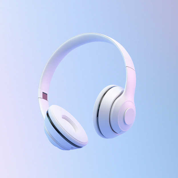 Illustration numérique de quelques écouteurs Bluetooth sans fil