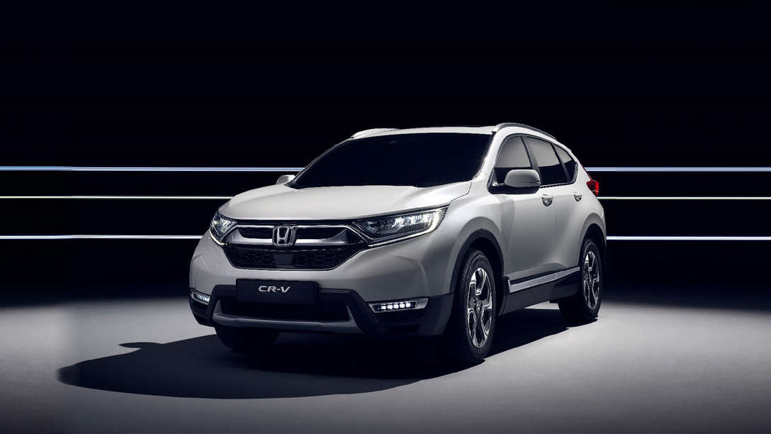 Vue avant de la transmission hybride avancée du Honda CR-V.