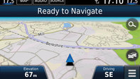Vue rapprochée du système de navigation 7 pouces du Honda CR-V.