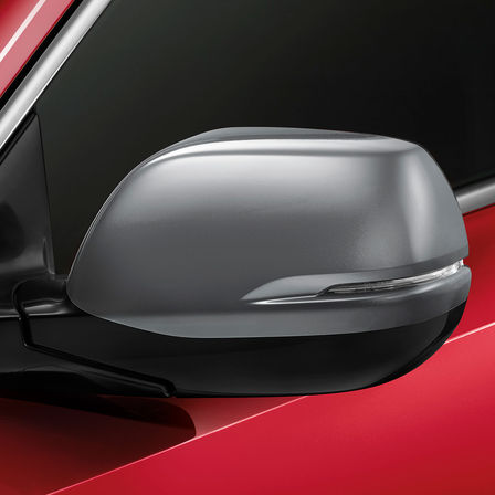 Gros plan sur les phares du Honda CR-V.