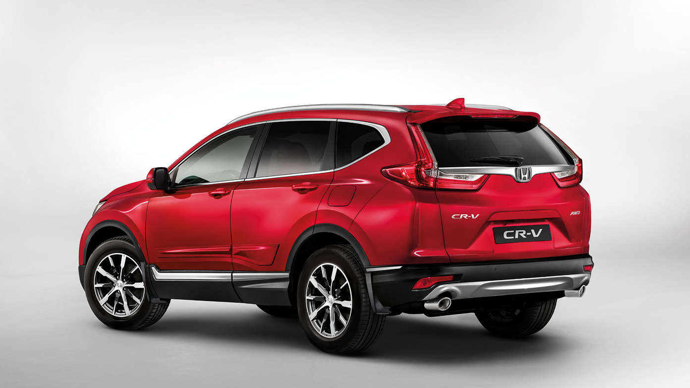 Vue de trois quarts du pack Confort du Honda CR-V.