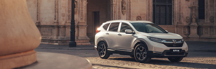 Honda CR-V Hybrid en milieu urbain