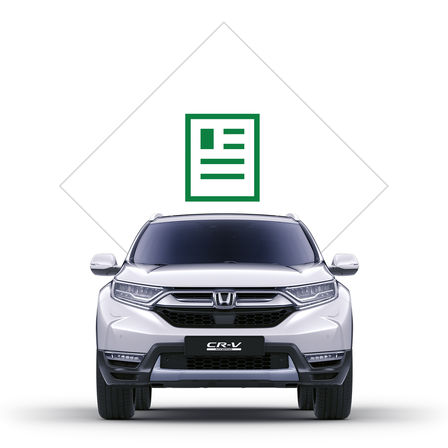 Icône de la brochure du Honda CR-V Hybrid.