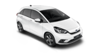 Trois quart avant de la Honda Jazz et de la Jazz Crossar