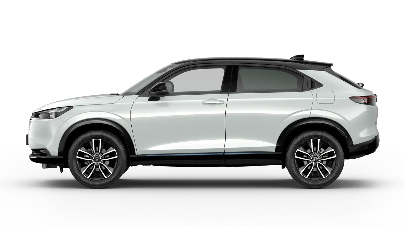 Vue latérale du Honda HR-V