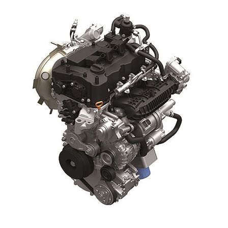 Vue en coupe d'un moteur Honda.