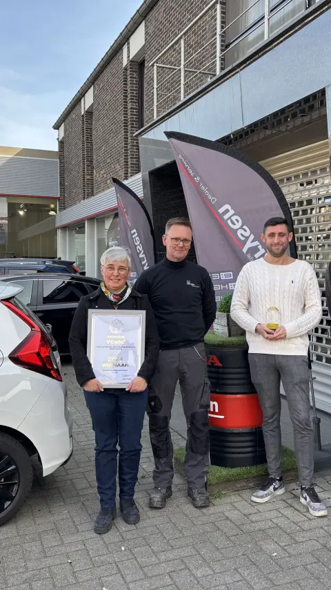 Le concessionnaire Honda reçoit le prix Yushu.