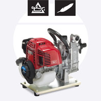 Vue rapproch&eacute;e d'une pompe l&eacute;g&egrave;re.