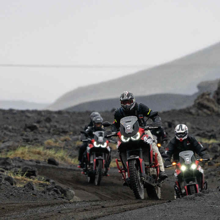 Africa Twin front on dynamic