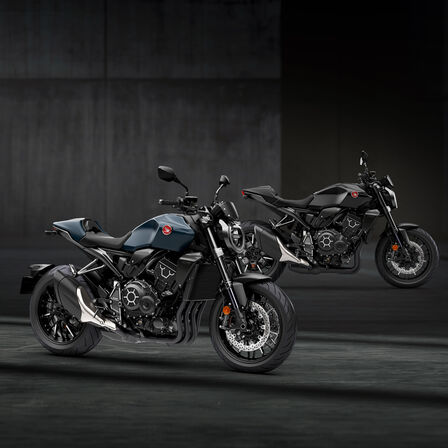 Honda CB1000R Black Edition en bleu mat