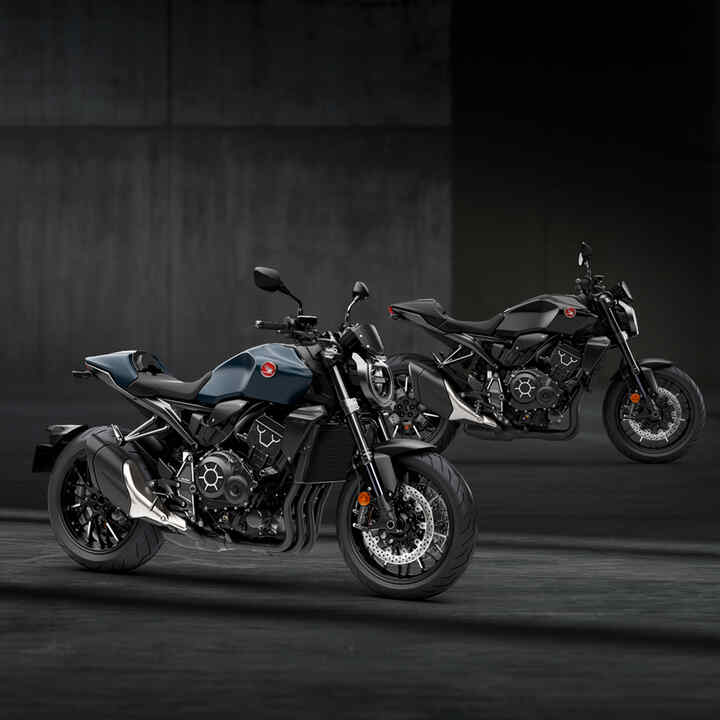Honda CB1000R Black Edition en bleu mat