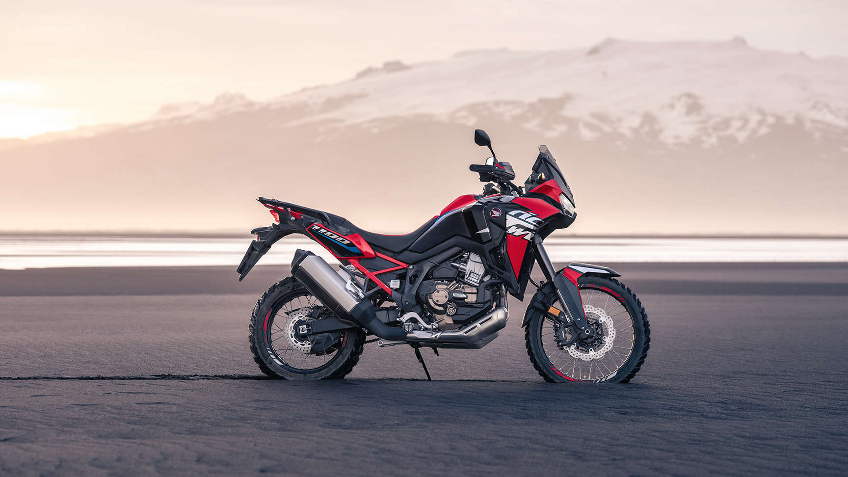 Honda Africa Twin prise en studio