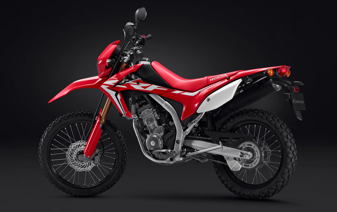 Côté gauche de la CRF250L