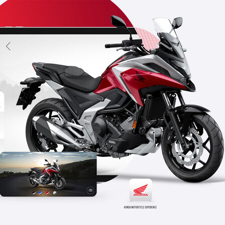 Application Honda Motorcycles Experience avec la NC750X