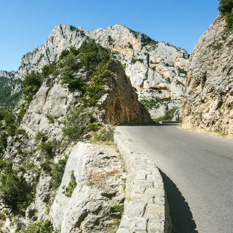 Gorges du Verdon (Alpes-de-Haute-Provence, Provence-Alpes-Côte d’Azur, France), célèbre canyon