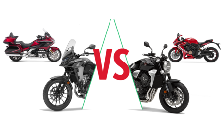 Combinaison de motos Honda.