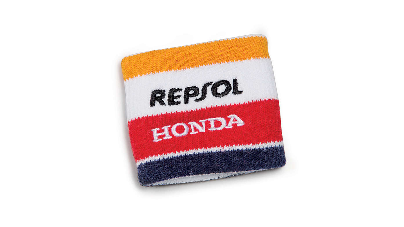Bandeau Honda Repsol aux couleurs MotoGP Honda, avec logo Repsol.