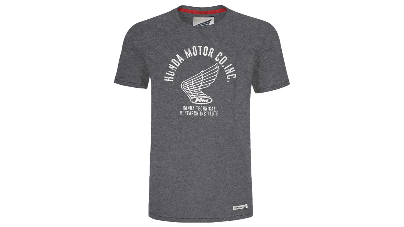 T-shirt vintage Honda gris. 