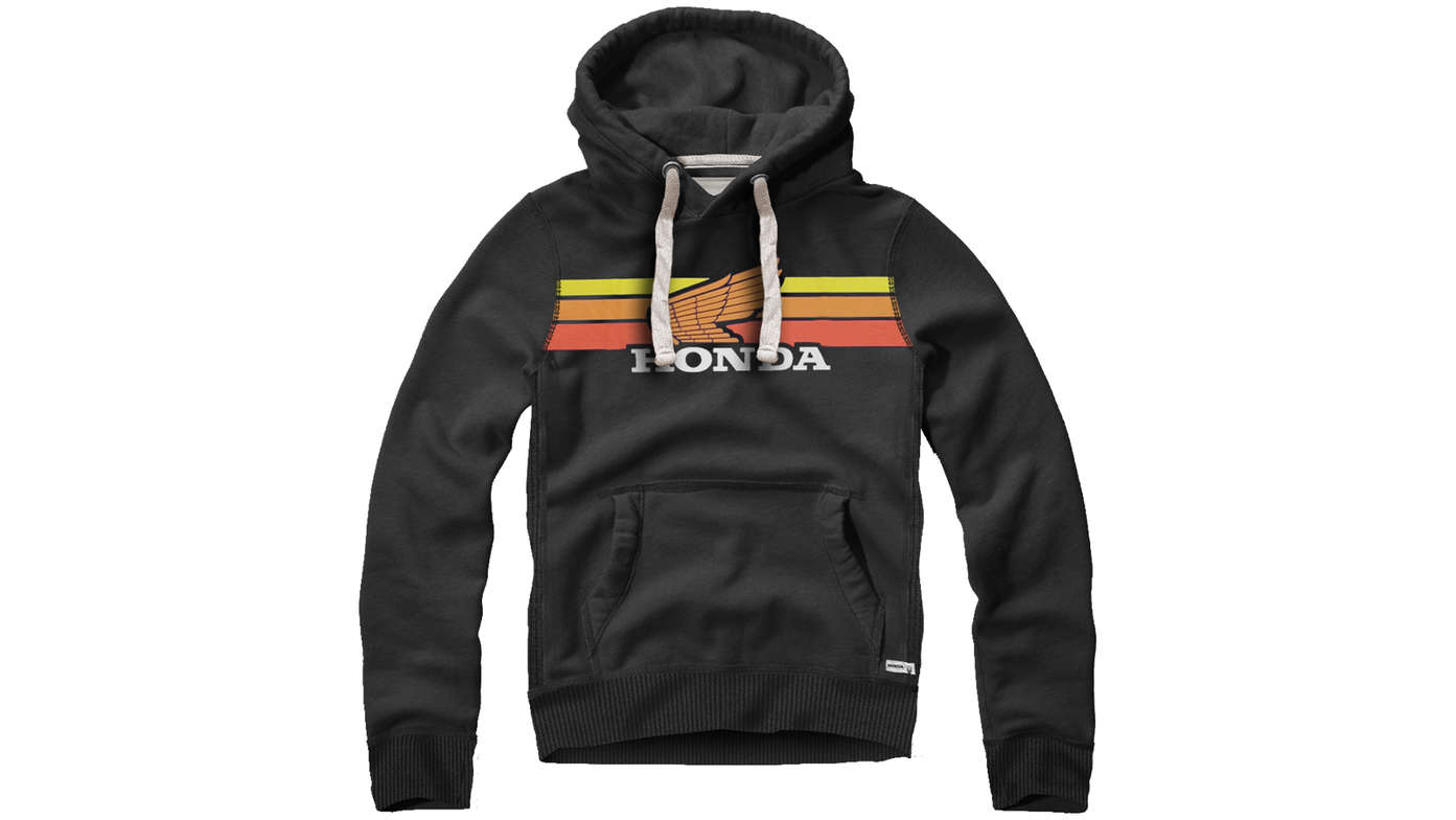 Sweat à capuche vintage Honda Sunset. 