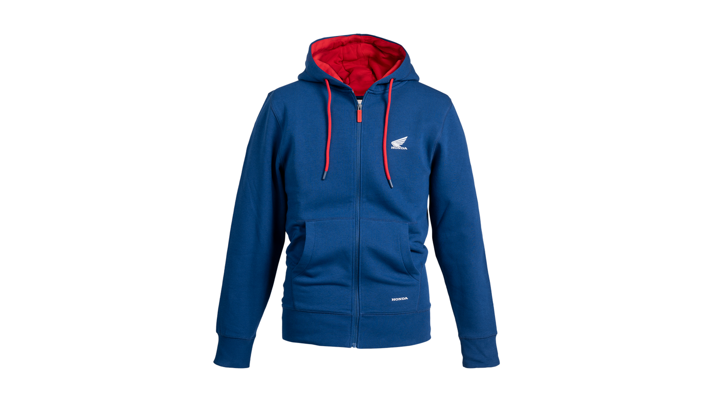 2025 Blue zip hoodie
