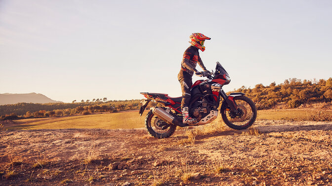 Honda CRF1100L Africa Twin en situation tout-terrain
