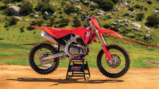 Cadre double poutre en aluminium repensé de la CRF450R