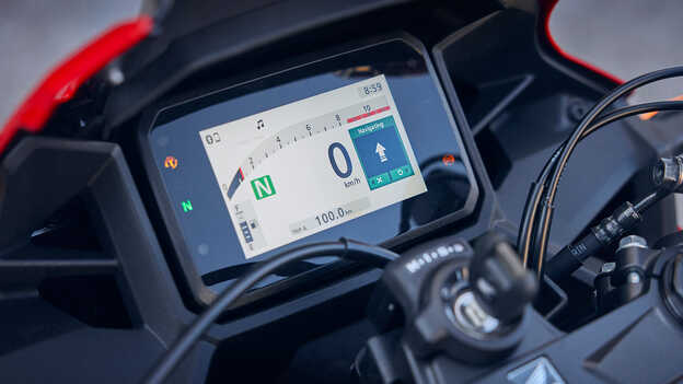 Connectivité pour smartphone Honda CBR500R avec navigation