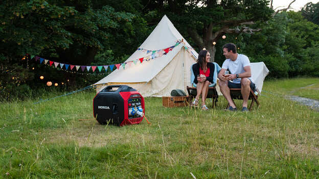 Groupe électrogène portable, extérieur (plage)