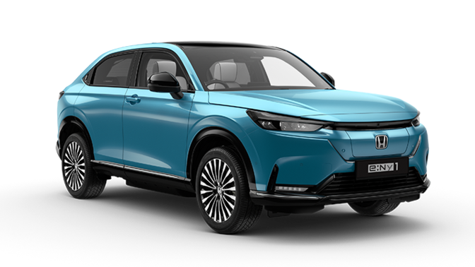 Honda&nbsp;e dans un environnement urbain